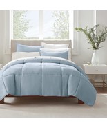 Serta Simply Clean Ultra Soft Hypoallergenic Solid 2 Piece Comforter, Li... - $44.92