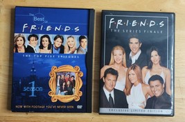 Lot of 2 Friends DVD&#39;s Season 1 Top 5 Shows and The Series Finale - £7.84 GBP