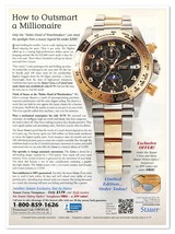Stauer Corso Automatic Wristwatch 2013 Full-Page Print Magazine Jewelry Ad - £7.72 GBP
