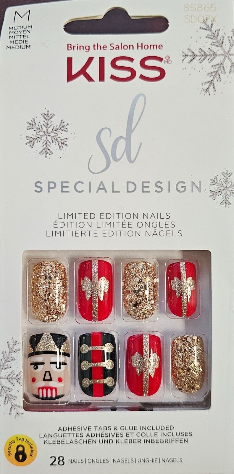 KISS Special Design Limited Edition Holiday Nails 85868,85866,85865,85867,85876