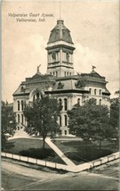 Court House Building Valparaiso Indiana IN 1909 DB Postcard T17 - £5.08 GBP