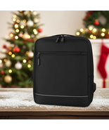 Black Laptop Bag with USB Charging Port Black Oxford Backpack  - $29.00