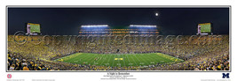 2011 Michigan Stadium Night to Remember Unframed Panoramic Poster 5028 - £34.75 GBP