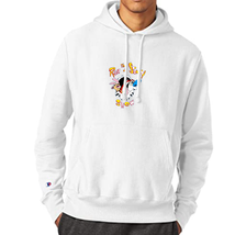  The Ren And Stimpy Show Landscape White Men Classic Hoodie - £26.70 GBP