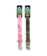 Camoflauge Dog Leashes Tough Nylon Pink or Green Camo Pattern Leads Choo... - $24.37 CAD+