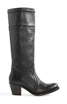 Frye Jane BOOTS 14L Stitch Black Smooth Full Grain BOOTS NEW SZ 5.5  - $237.79