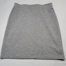 Old Navy Women Skirt Size M Gray Heather Mini Stretch Tube Elastic Waist Pull-On - £9.91 GBP