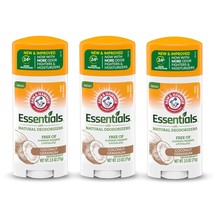 ARM &amp; HAMMER Essentials Deodorant - Made with Natural Deodorizers - Coco... - £23.91 GBP