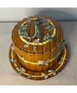 English Marked Early 20th Century George Jones England Majolica Cheese D... - $677.68 CAD