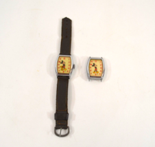 Vintage Mickey Mouse Walt Disney Watch Lot of 2 1940s Ingersoll US Time REPAIR - £61.14 GBP