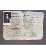 Egitto Porto di Alessandria Special Daily Pass Card Document 1914 - $753.33 MXN