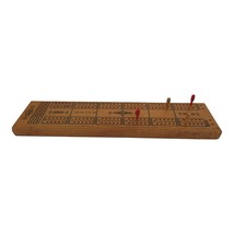 E.S. Lowe Solid Hardwood Cribbage Board Only Has Four Pegs - £12.82 GBP