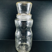 Mr Peanut Glass Jar Planters Peanuts 75th Birthday Anniversary Vintage W... - £11.68 GBP