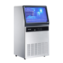 VEVOR Commercial Ice Maker, 130Lbs/24H with 33lbs Storage, 45 Cubes per ... - $309.99