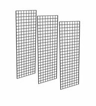 Only Hangers - Commercial Grade Black Gridwall Panels  Heavy Duty Grid Panel fo - £172.80 GBP