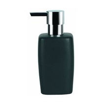 Spirella Retro Soap Dispenser Stoneware Black 16 cm x 6.5 cm  - £34.65 GBP