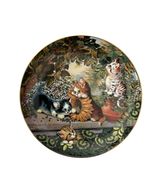 Bradford Exchange Sunny Days Plate Frisky Felines Jürgen Scholz Cat Coll... - $22.50