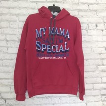 Bubba Gump Shrimp Co Hoodie Mens Small Red My Mama Says Im Special Galveston TX - £32.12 GBP