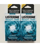 Lot of 2 Listerine Ready! Tabs Clean Mint – 32 Total Tablets (16 Each Bo... - $63.18 CAD