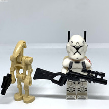 PLTOYS Comms Clone Trooper Star Wars Comms Trooper vs Battle Droid  Minifigure C - £5.56 GBP