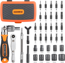 Ratcheting Screwdriver Set:  38-In-1 Ratchet Screwdriver Tools Versatile... - $39.14