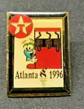 Vintage Gold Tone Pin 1996 Atlanta Olympics Texaco Gas Pump Logo NOS PB36 - £10.21 GBP