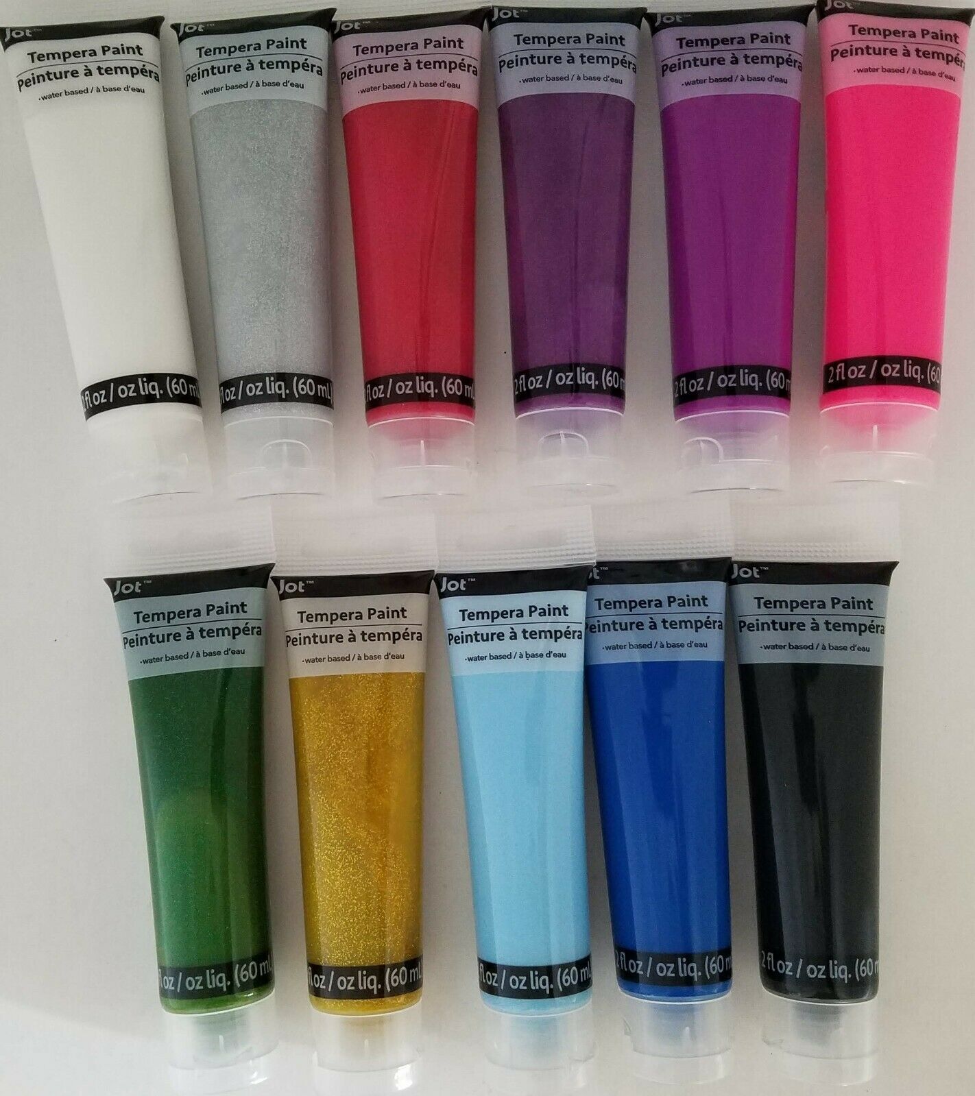 Tempera Paint Paints Bright &amp; Glitter Colors 2 oz/Tube, Select: Color - $2.76+