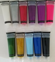 Tempera Paints Bright &amp; Glitter Colors 2 oz/Tube, Select: Color - £2.19 GBP