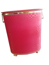 Vintage Mid Century Modern Pearl Wick, Clothes Hamper 1960s, Hot Pink, G... - £112.17 GBP