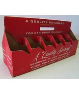 Coca-Cola Bottle Master Twelve Cardboard Carrier circa 1950&#39;s  - $39.95