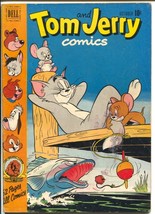 Tom and Jerry #87 1951-Dell-mad fish cover-Barney Bear-Droopy-G/VG - £28.50 GBP