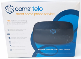 Ooma Telo Free Smart Home Phone Service Black Model 100-0239-506 - £21.56 GBP