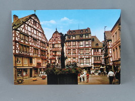 Vintage Postcard - Bernkastel Kues St Michael Square - Cehade - £11.71 GBP