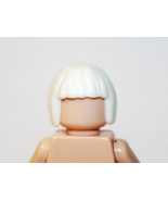 SLK White Short Hair Piece for Custom Minifigure Toy For Gift  - €6,46 EUR
