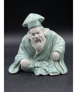 Japanese Ceramic Mudman Monk Buddha Figure Decor Made in Japan - €34,22 EUR