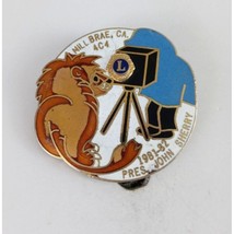 Vintage 1981-82 Nill Brae, CA. 4C4 Pres. John Sherry 1.5&quot; Lapel Hat Pin Rare - £6.57 GBP