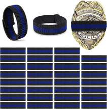 Yinder 30 Pieces Police Mourning Band Stripe Funeral Honor Guard Elastic Straps  - £14.30 GBP
