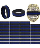 Yinder 30 Pieces Police Mourning Band Stripe Funeral Honor Guard Elastic... - £14.23 GBP