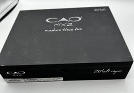Cigar Box Empty Black CAO MX2 Maduro Times Two Holt Nicaragua 9. 5x7.75x2.5 ins. - £6.02 GBP