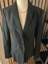 Ann Taylor black blazer office wear work attire size 4 - $34.65
