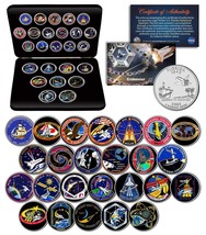 SPACE SHUTTLE ENDEAVOR MISSIONS NASA Florida Statehood Quarters 25-Coin ... - £59.42 GBP