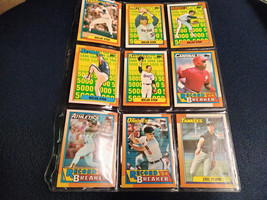 1990 topps baseball card lot nolan ryan, Record Breakers, Eric Plunk - $5.00