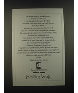 1995 Goodwill Industries Ad - One person really can make a difference - £14.54 GBP