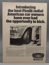 Vintage Rivista Ad Stampa Design Pubblicità Pirelli Automobile Pneumatici - £26.35 GBP