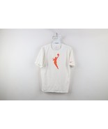 Nike Girls XL WNBA Basketball Swoosh Logo Short Sleeve T-Shirt White Cotton - $24.70
