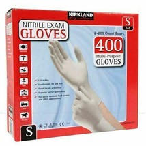 Costco Kirkland Signature Latex-Free Nitrile Exam Gloves, Size S Small 400 Count - £62.40 GBP