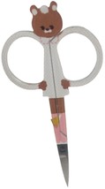 Brown Buddy Bear Embroidery Scissors 3 3/4&quot; - $3.95