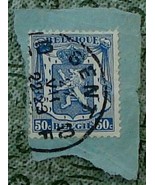 Nice Vintage Used Belgique Belgie 50 Cents Stamp, GOOD COND - COLLECTIBL... - £3.14 GBP
