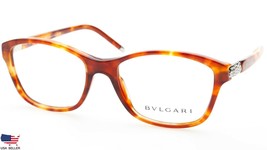 New Bvlgari 4070-B 503 Light Havana Eyeglasses Glasses Frame 4070B 52mm Italy - £125.31 GBP