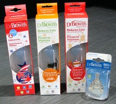 DR. BROWN&#39;S Babies R US Holiday CHRISTMAS 4th JULY Halloween BOTTLES w/B... - $29.99